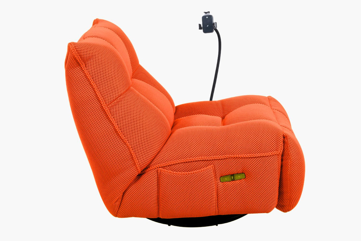 Caterpillar X Electric Recliner Chair - Orange