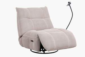 Caterpillar X Electric Recliner Chair - Cream