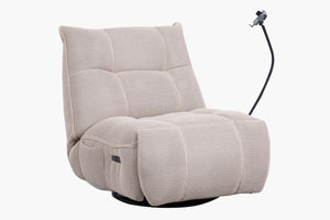 Caterpillar X Electric Recliner Chair - Cream