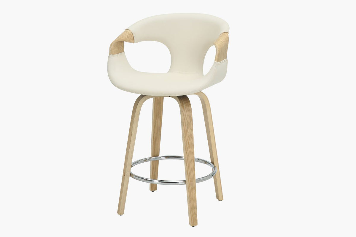 Chloe Bar Stool - White