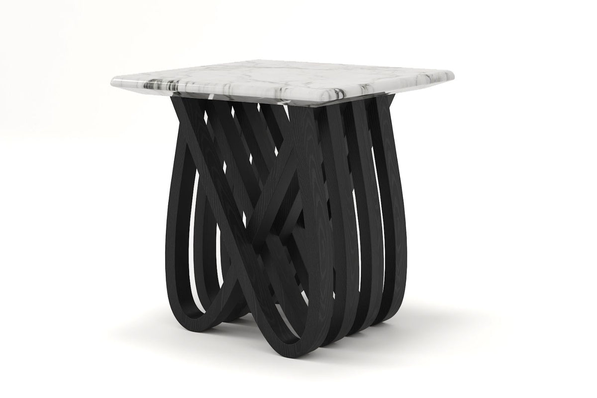 Delta Marble Lamp Table