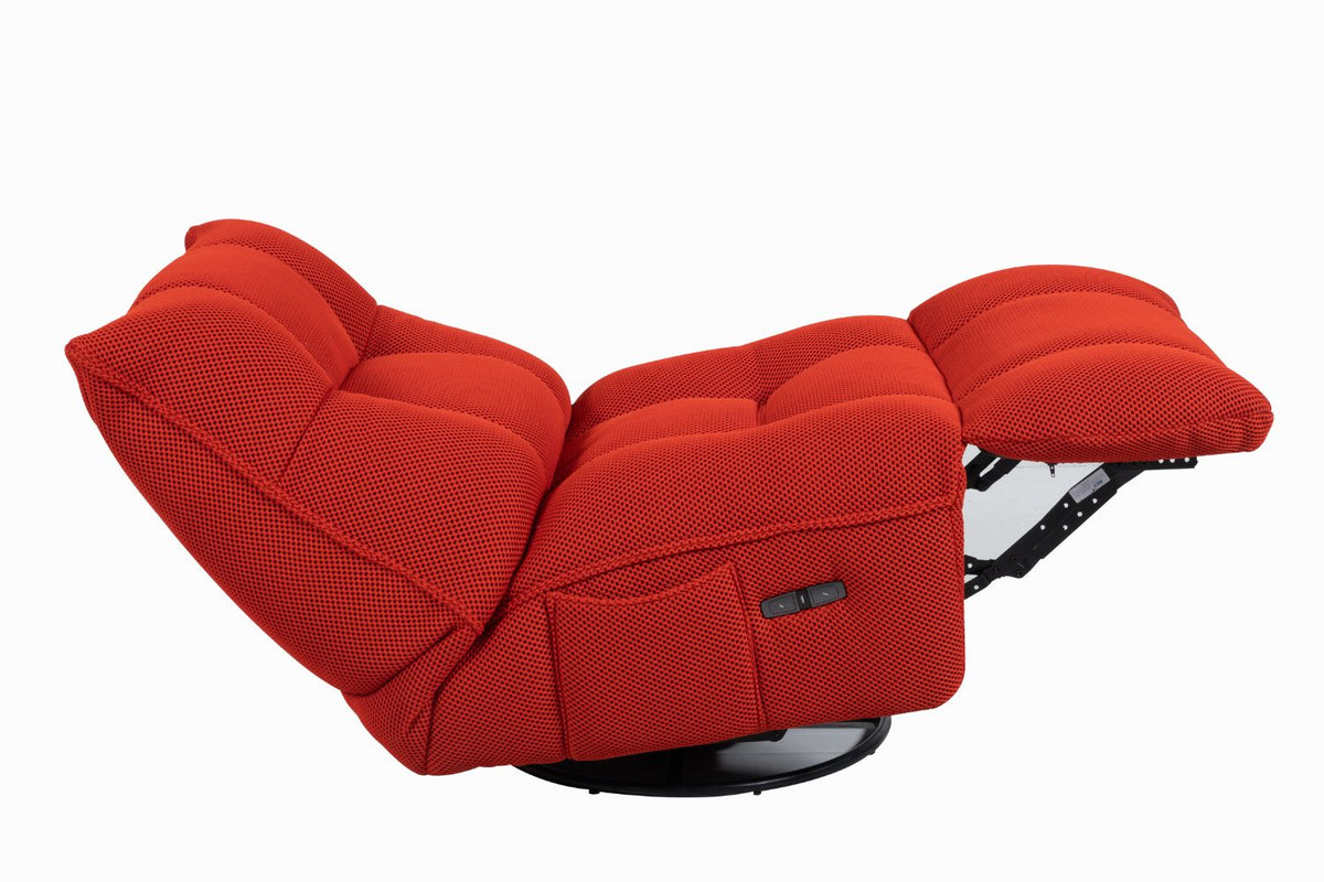 Caterpillar X Electric Recliner Chair - Orange