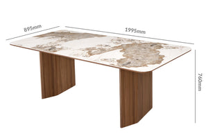 Elettra Ceramic Top Dining Table