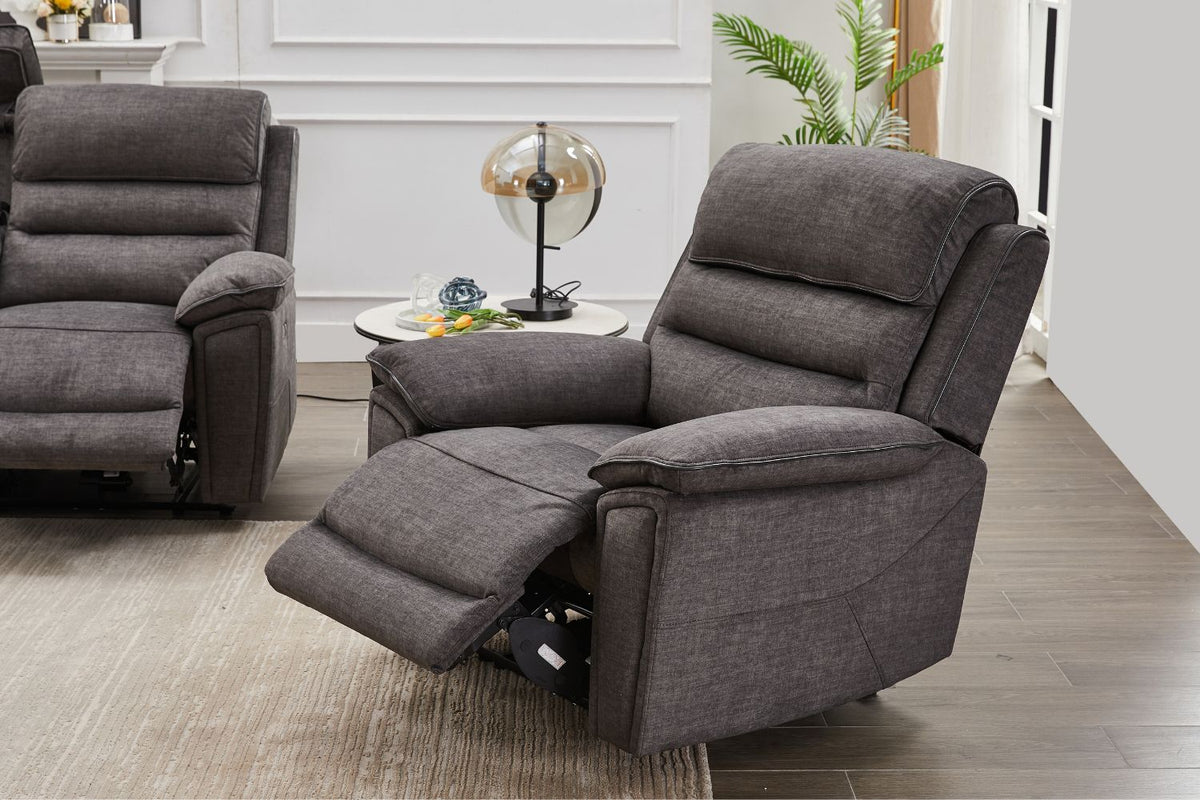 Kai Fabric Electric Recliner Armchair