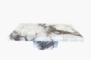 Louis Marble Coffee Table - Grey