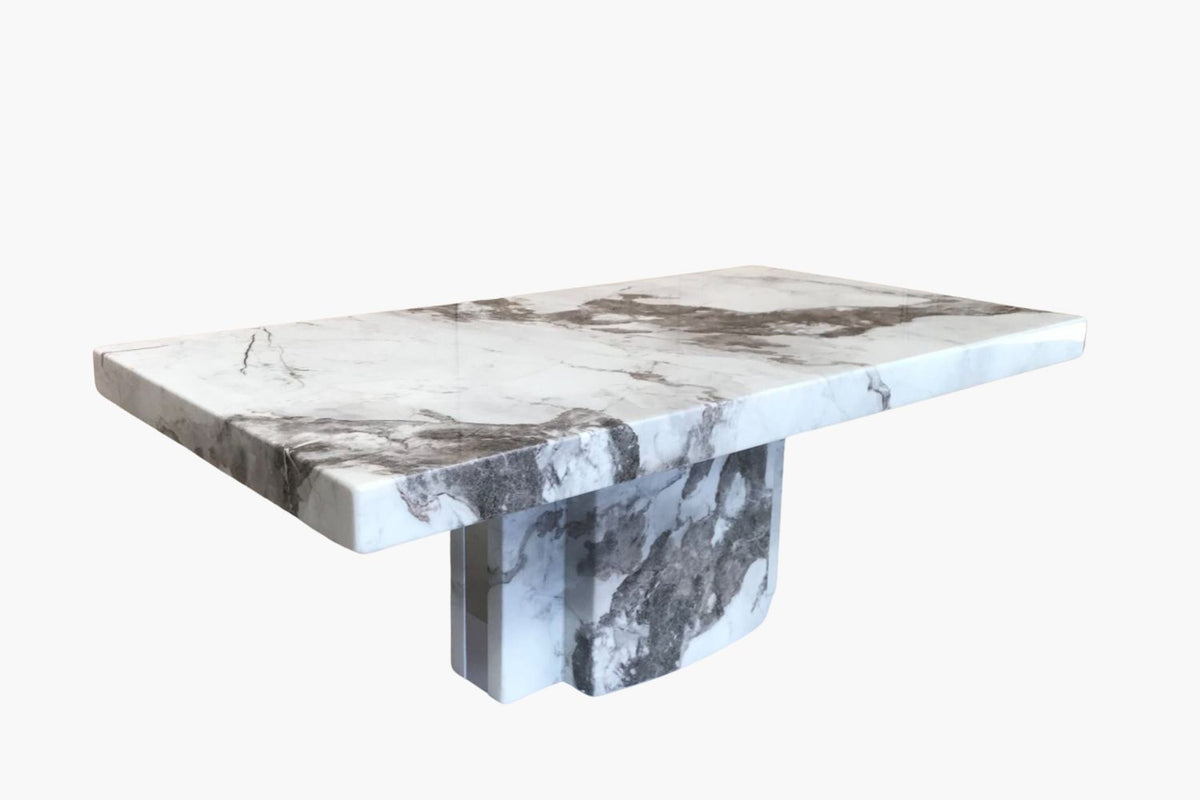 Louis Marble Coffee Table - Grey