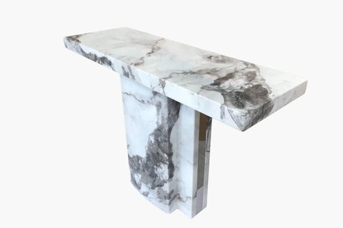 Louis Marble Console Table - Cloud Grey - Adore Home Living - Console Table - bd2024, blknov2024, console, LouisMarble, marble table, melbourne furniture store, sale