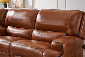 nelson leather recliner lounge cushion