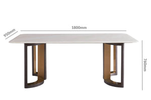 Panoz Marble Top Dining Table 