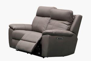 Paterson Full Leather 2 Seater Electric Recliner