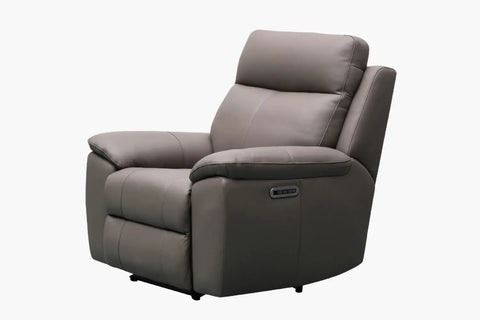 Paterson Full Leather Electric Recliner Armchair - Adore Home Living - Da Vinci Collection - bd2024, DAVINCI, Leather Lounge, Leather Sofa, new price, Patersonrecliner, Recliner, recliner sofa, sale, springsale2024