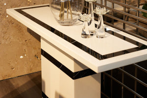 tahana marble console table